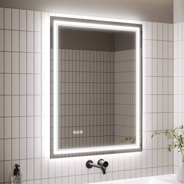 lateral side LED Bathroom Vanity Mirror Backlit Front Light