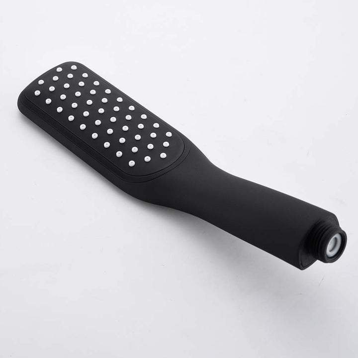 Matte black handheld shower head