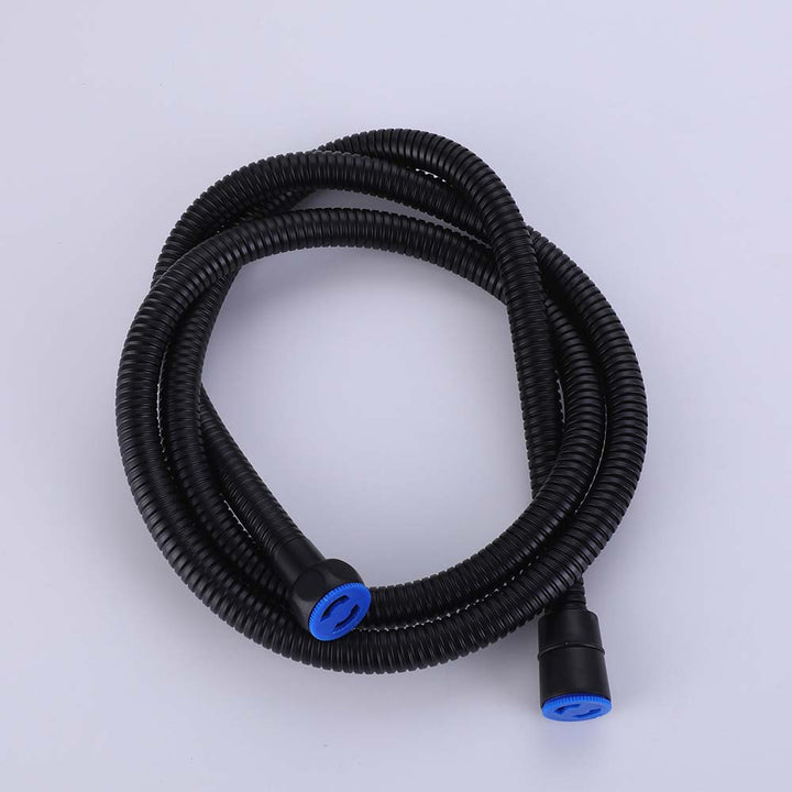 Flexible matte black handheld shower hose for bathtub faucet