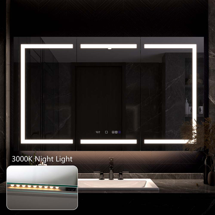 Medicine cabinet 3000k night light