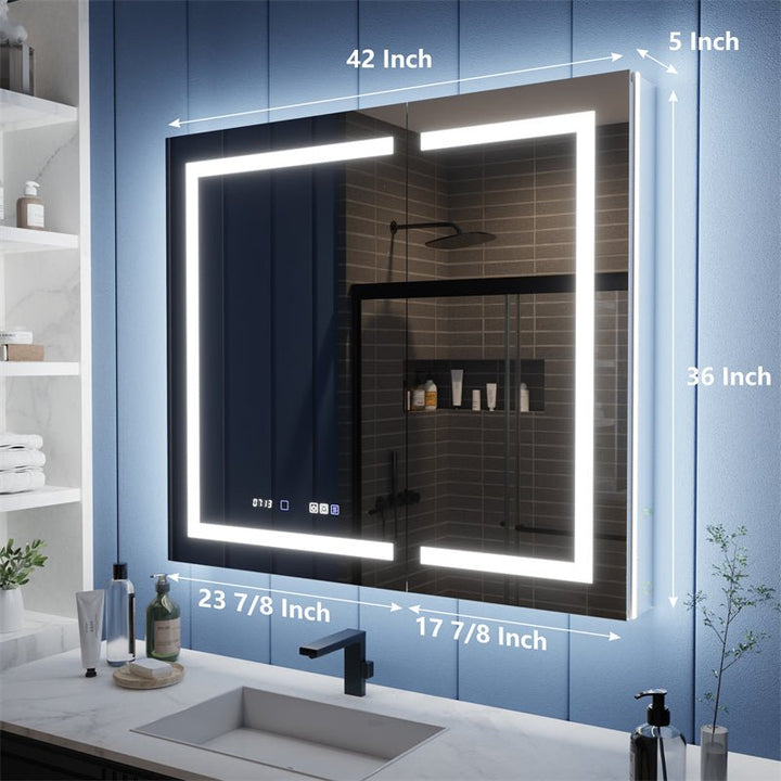 Medicine cabinet 42x36 dimensions