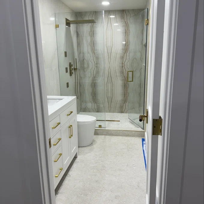 Finished bathroom project