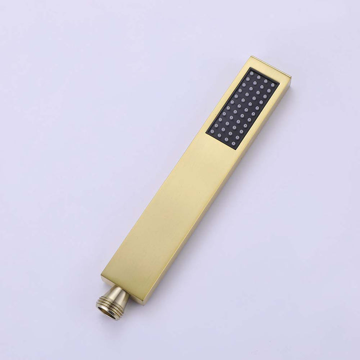Modern brushed gold Roman tub faucet
