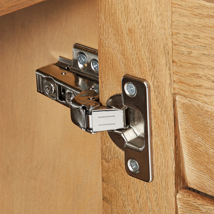 Natural oak 48 inch bathroom freestanding vanity door hinge