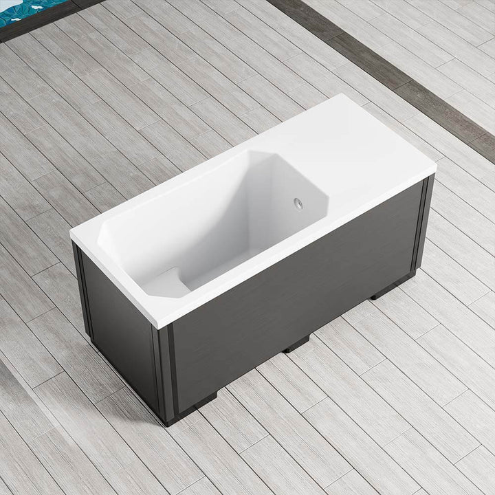 Outdoor cold plunge tub top