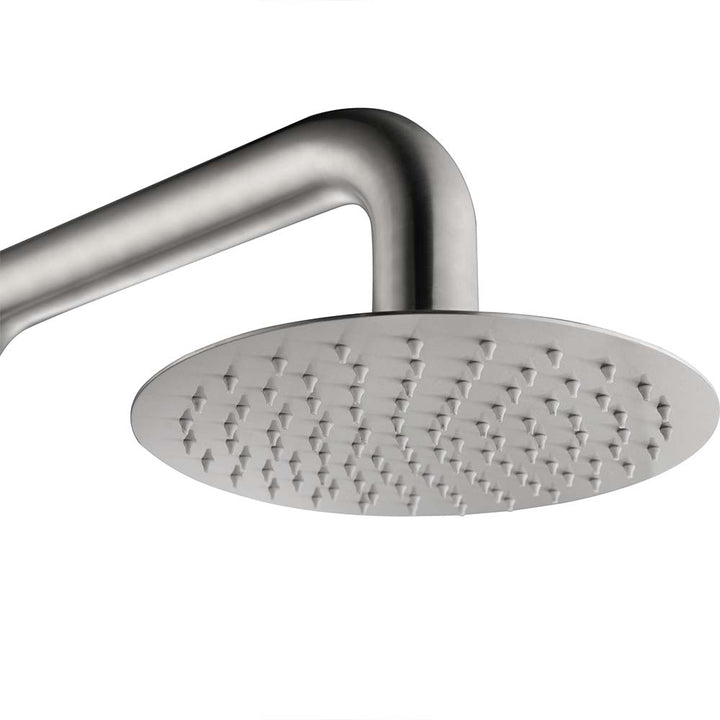 Outdoor Shower Head - 316 Stainless Steel with Round Design and Spiked Nozzles