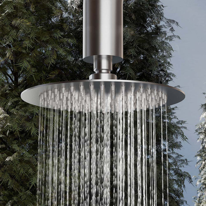 Outdoor Shower Rainfall Head - 316 Stainless Steel for Ultimate Water Flow