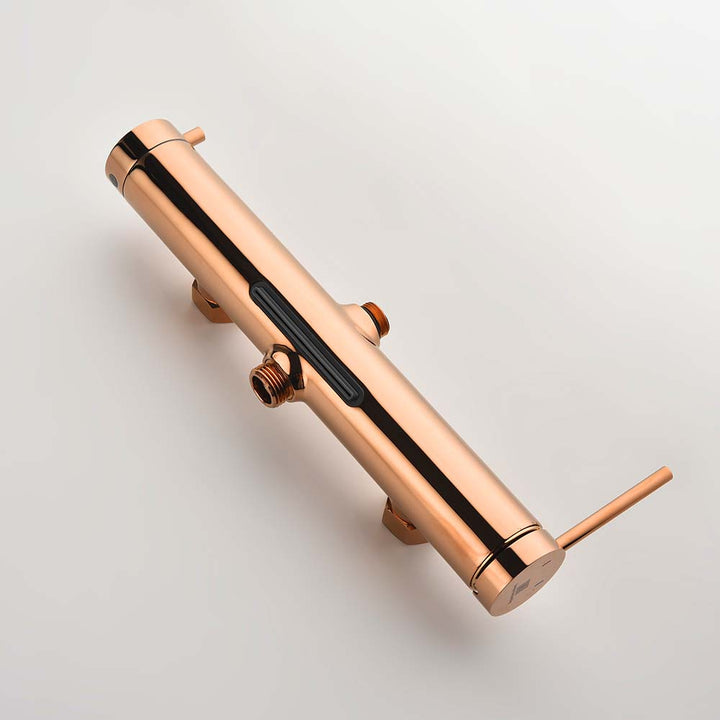 Rose gold thermostatic valve control body for shower system