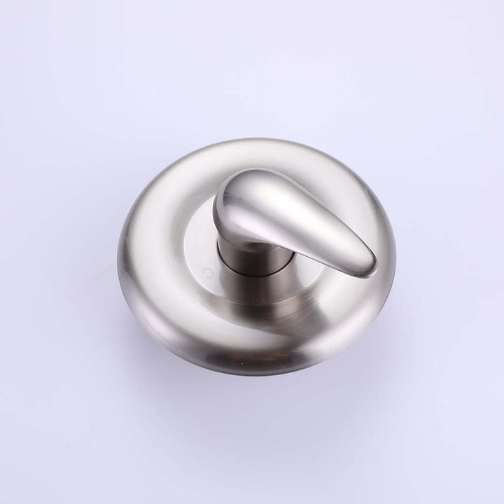 Brushed nickel shower faucet handle trim kit