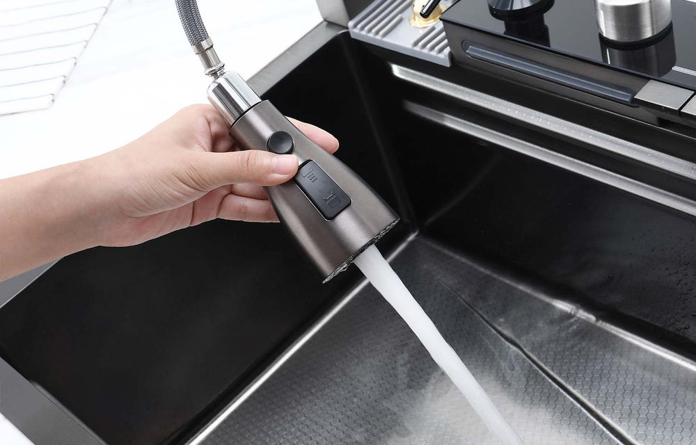 Premium PVD finish resists scratches and fingerprints