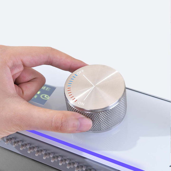 Smart kitchen sink control knob for water temperature adjustment