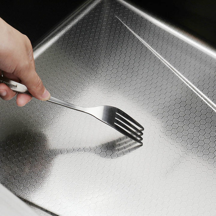 Smart kitchen sink stainless steel scratch resistant textured surface