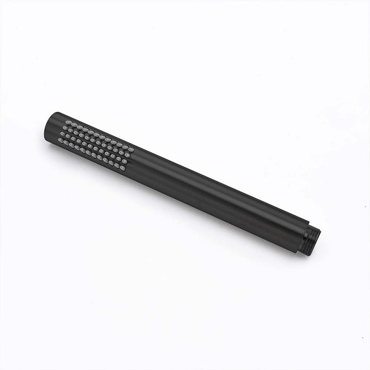Black stainless steel outdoor shower handheld shower head accessory