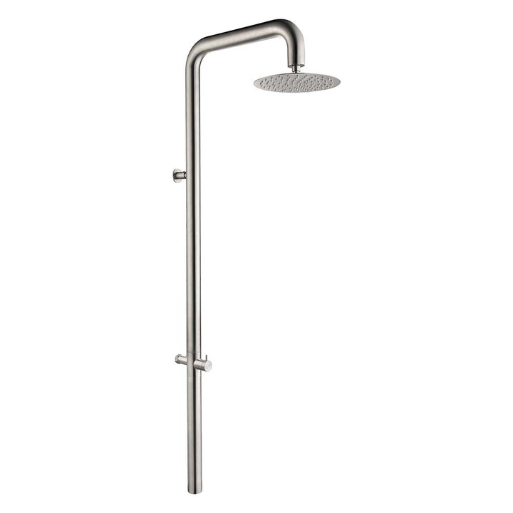 Stainless Steel Outdoor Shower Head with Tall Pole
