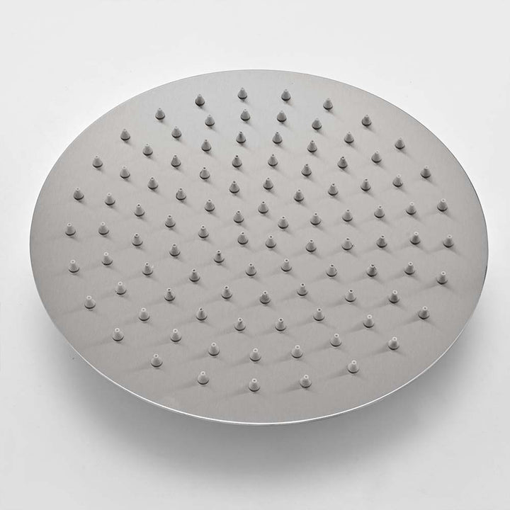 Stainless steel outdoor shower head spare part detail view