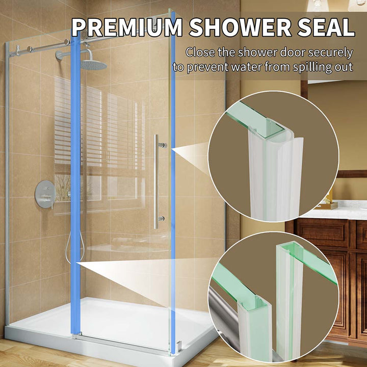 Premium shower door seal strip prevents water leakage