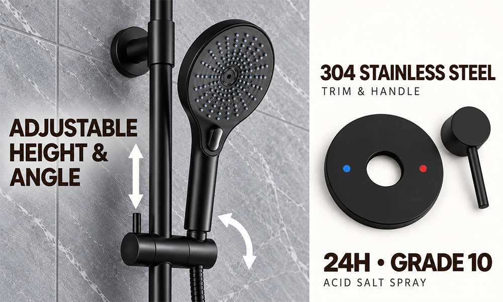  Adjustable Height & Angle, 304 Stainless Steel