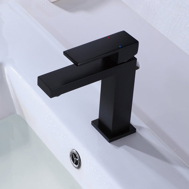 Deck Mounted Single Hole Bathroom Faucet With 6-inch Deck Plate - Modland