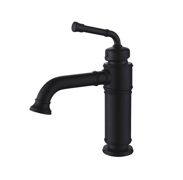 Deck Mounted Single Hole Bathroom Faucet