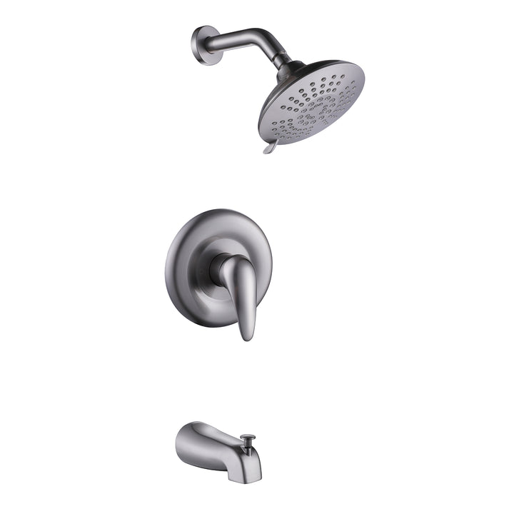 Multi-Function Tub and Shower Faucet Set with Rough-In Valve - Modland