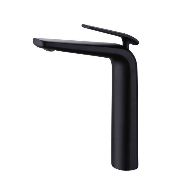 Deck Mounted Single Hole Bathroom Faucet Gold/Black