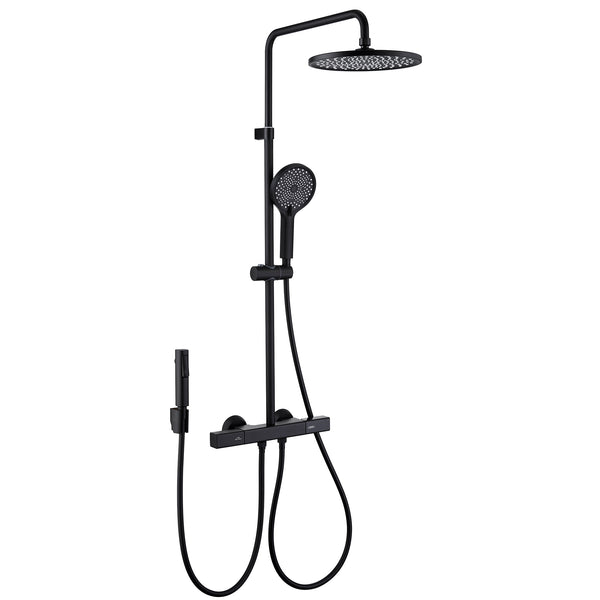 Multi-Function Rain Shower System: Wall-Mounted with Rough-in Valve