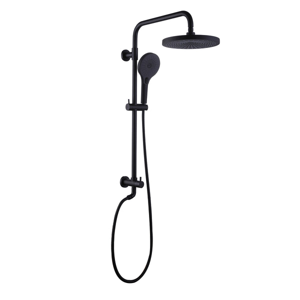 Wall Mounted Shower System with 3-setting Hand Shower Less Rough-in Valve