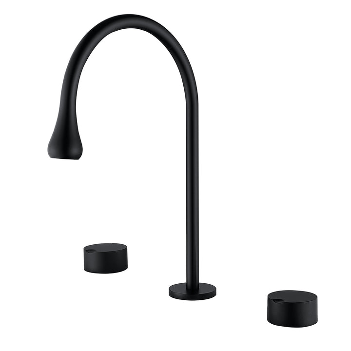 Deck Mounted Widespread Dual Handles Bathroom Faucet - Modland