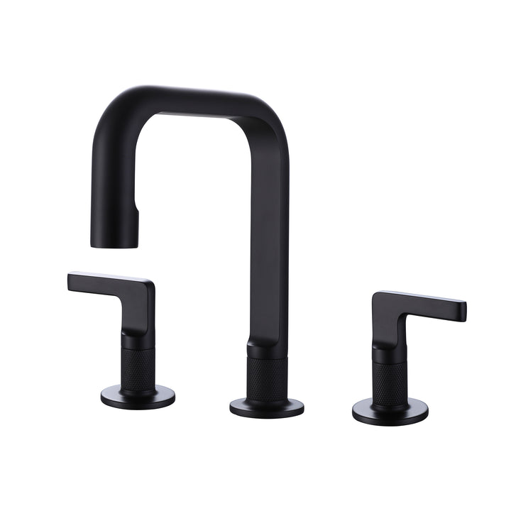 Deck Mounted Widespread Dual Handles Bathroom Sink Faucet - Modland