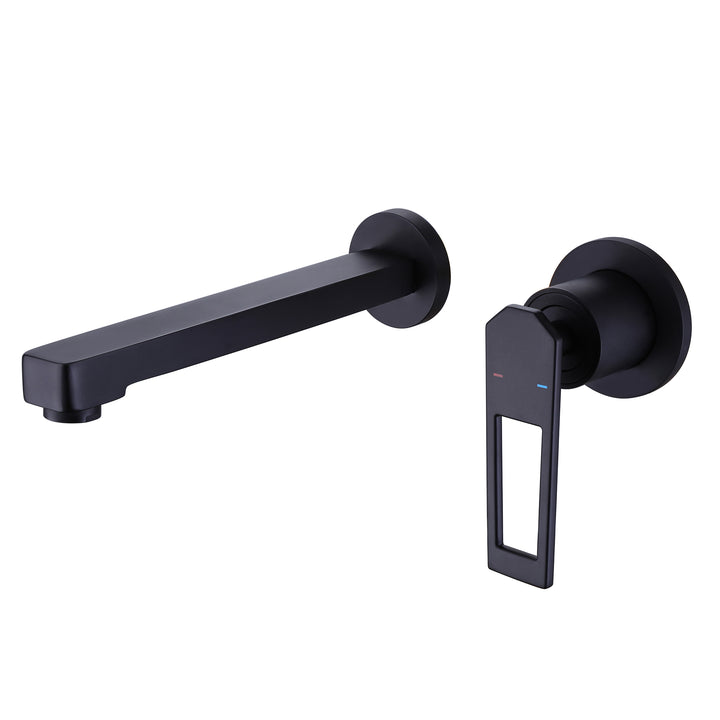 Single Lever Handle Wall Mounted Bathroom Faucet - Modland