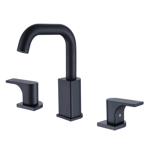 Deck Mounted Two-Handle Widespread Bathroom Faucet