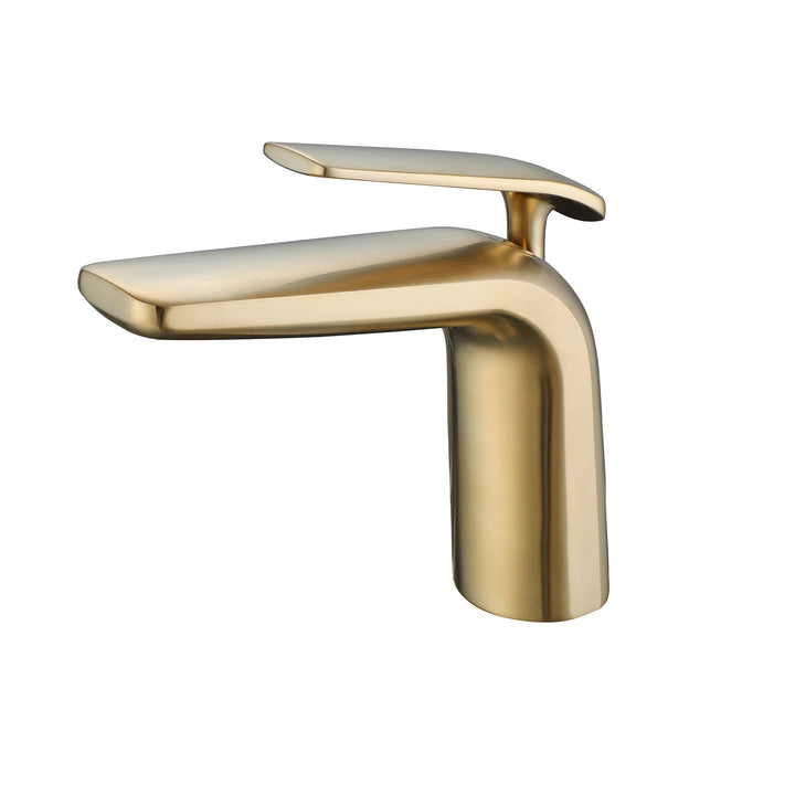 Deck Mounted Single Hole Bathroom Faucet Gold/Black Available - Modland