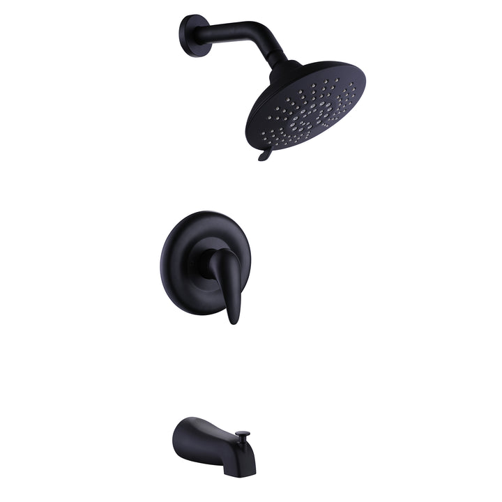 Multi-Function Tub and Shower Faucet Set with Rough-In Valve - Modland