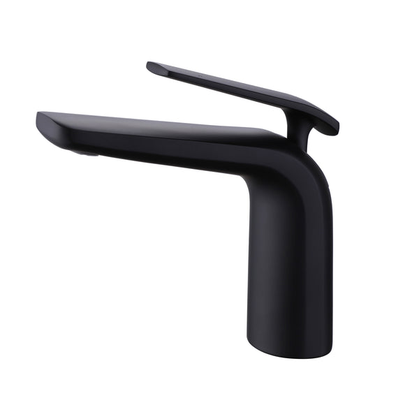 Deck Mounted Single Hole Bathroom Faucet Gold/Black Available