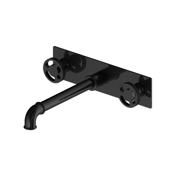 Industrial Chic Wall Mounted Bathroom Sink Faucet
