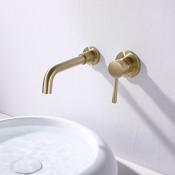 Elevate Your Bathroom Aesthetic with a Contemporary Wall-Mounted Bathroom Faucet - Modland