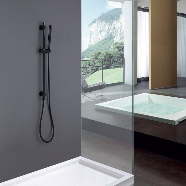 Wall Mounted Handheld Shower with Slide Bar-Less Rough-in Valve - Modland