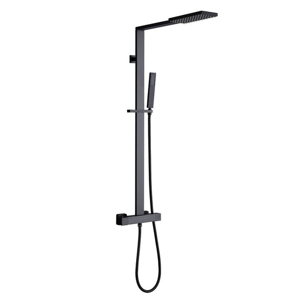 Luxury Double Function Thermostatic Shower System With Rough-In Valve