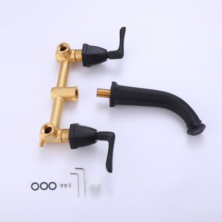 2-Handle Newly Trendy Wall Mounted Bathroom Faucet - Modland