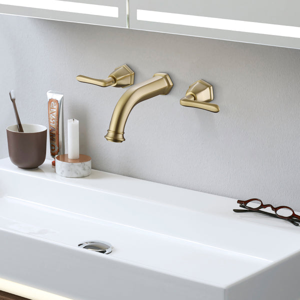 2-Handle Newly Trendy Wall Mounted Bathroom Faucet - Modland