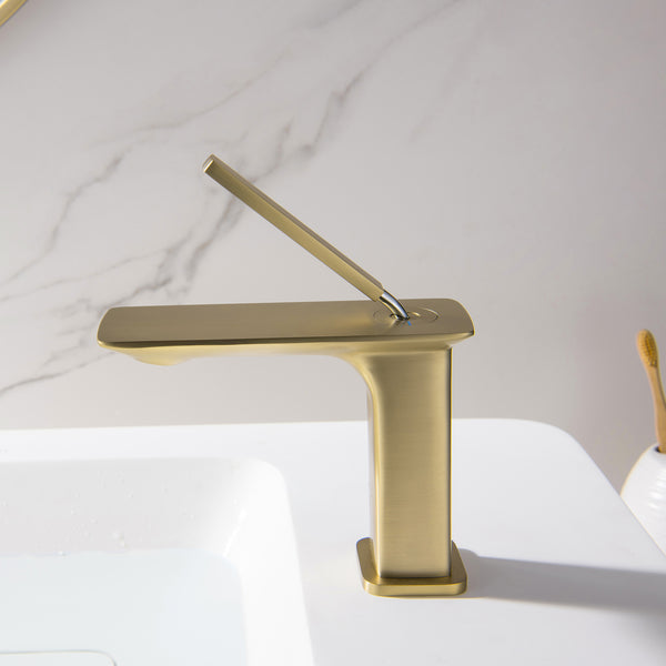 Deck Mounted Single Hole Bathroom Faucet 3 Colors Available - Modland