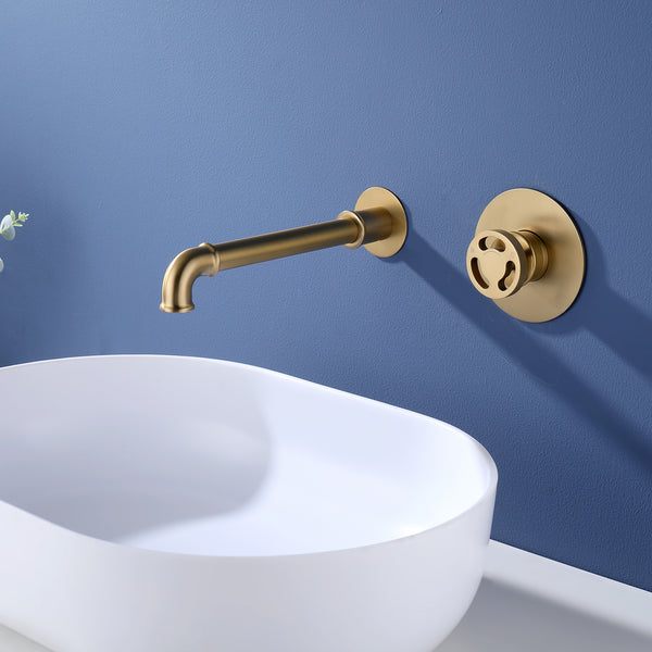 Single-Handle Wall-Mounted Bathroom Faucet for Modern Elegance - Modland