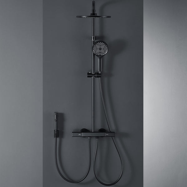 Multi-Function Rain Shower System: Wall-Mounted with Rough-in Valve - Modland