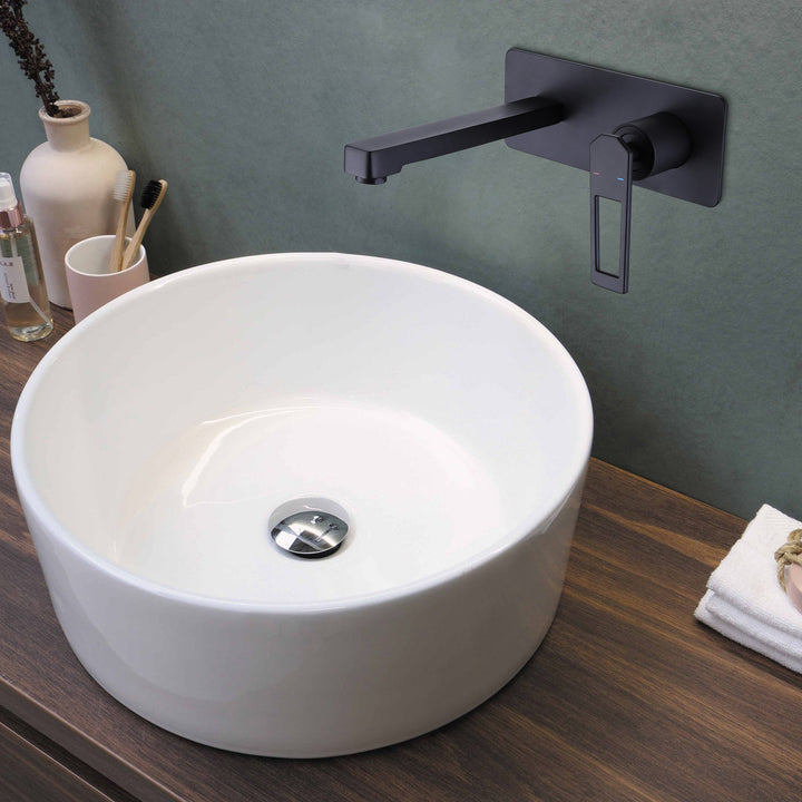 Single Lever Handle Wall Mounted Bathroom Faucet - Modland