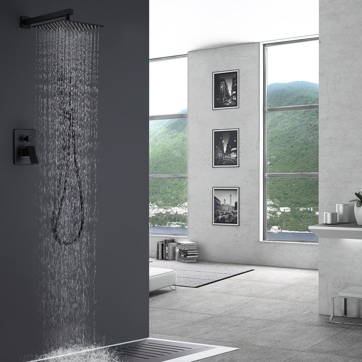 Elevate Your Shower Experience with a 10-Inch Wall-Mounted Rain Shower System - Modland