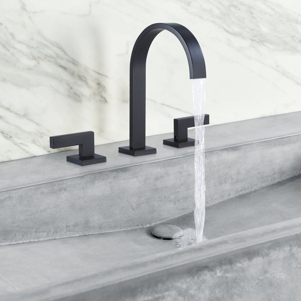 Elegance and Function Combined: High Arc Two-Handle Widespread Bathroom Faucet - Modland
