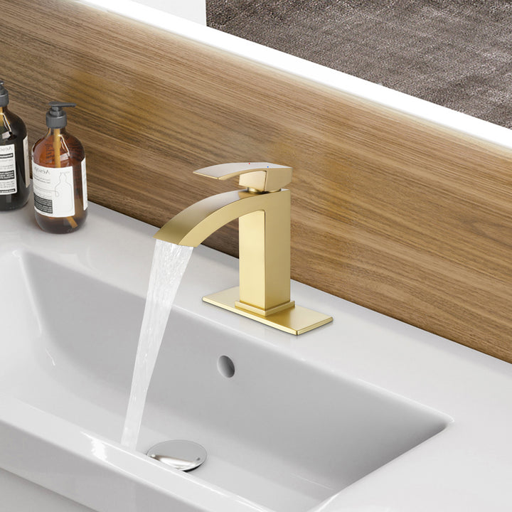 Deck Mounted Single Hole Bathroom Sink Faucet - Modland