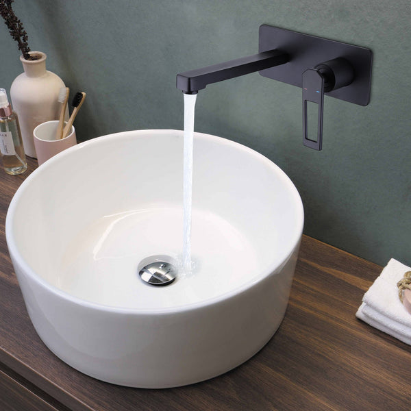 Single Lever Handle Wall Mounted Bathroom Faucet - Modland