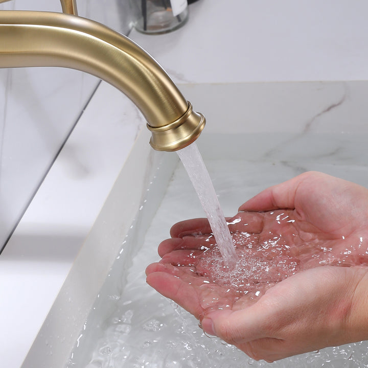 2-Handle Newly Trendy Wall Mounted Bathroom Faucet - Modland