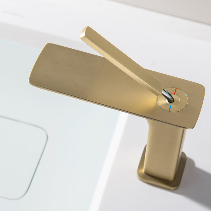 Deck Mounted Single Hole Bathroom Faucet 3 Colors Available - Modland
